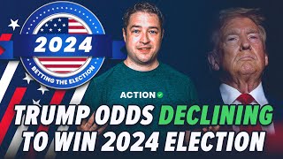 Donald Trumps Election Odds DROP After Debate vs Kamala Harris  2024 Presidential Election Odds [upl. by Aisatana]