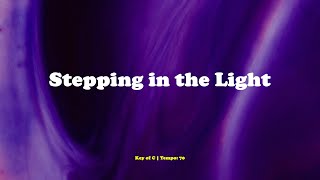 Stepping in the Light Piano Accompaniment with LYRICS and SCORE Key of C  John Irving [upl. by Carling]