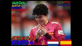 Balonmano Paises Bajos vs España Resumen en español del MUNDIAL 2023 [upl. by Katzman]