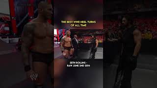 The Best WWE Heel Turns of all Time wwe wrestling sethrollins romanreigns [upl. by Ennirac804]