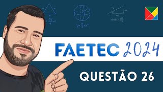 Questão 26 Faetec 2024 Matemática [upl. by Iong]