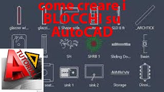 come creare i blocchi su AutoCAD [upl. by Earl763]