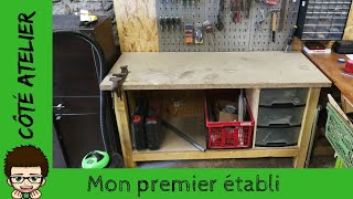 Fabriquer un établi pas cher 40€  DIY [upl. by Sammie]