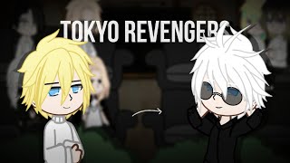 Tokyo revengers react to Takemichi as Gojo Satoru  trampjjk  engrus [upl. by Ylenats428]