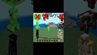 Fall Damage Vs Different Mobs in Minecraft 😳 shorts minecraft [upl. by Schofield526]