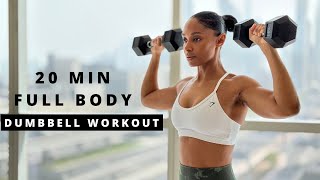 Highly Effective Full Body Dumbbell Workout 🔥 [upl. by Newg]