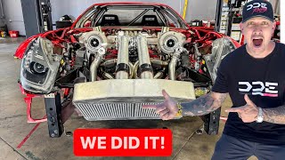 BUILDING MY 1500 HP TWIN TURBO FERRARI F12 [upl. by Judah465]