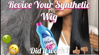 DOWNY TO REVIVE YOUR SYNTHETIC WIG [upl. by Horacio]