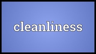 Cleanliness Meaning [upl. by Lladnik]