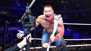 Watch what happens after a ring rope snaps during John Cena vs Big Show at WWE Live Manila [upl. by Stutzman194]