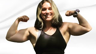 Sarah Korty The Iron Ladys Fitness Journey  fbb muscles [upl. by Milinda4]