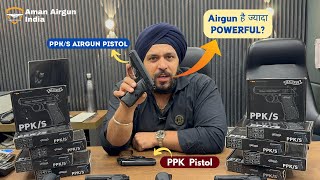 Walther ppk Real Pistol vs co2 Ai Pistol ppks Biggest collection in India ppkvsppks trending [upl. by Swann146]