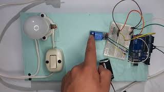 Foco de 120V con Arduino y App Android [upl. by Ardnekat]