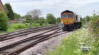 Beckingham Level Crossing Nottinghamshire Tuesday 17052022 [upl. by Adeuga]