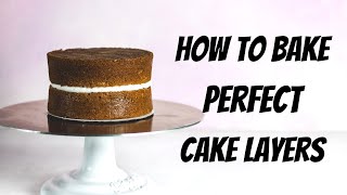 5 Tips for Perfectly Even Cake Layers [upl. by Idrahs]