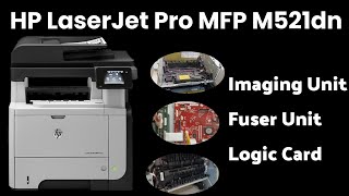 Hp laserjet pro mfp m521dn printer tutorial in hindi  HP LaserJet Pro MFP M521  HP LaserJet  HP [upl. by Haidej]