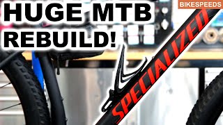 Specialized Epic Rebuild Mountain Bike Service Restoration [upl. by Akilaz]