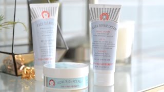 Cleanse exfoliate and hydrate with FAB Faves to Go Kit  First Aid Beauty [upl. by Weisburgh939]