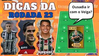 DICAS CARTOLA FC 2024  RODADA 23  TIME PARA MITAR E VALORIZAR cartola cartoladicas brasileirao [upl. by Tongue]