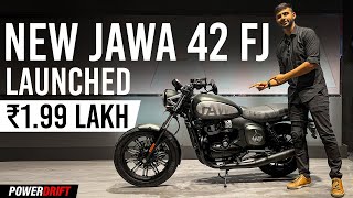 The 2024 New Jawa 42 FJ launched at ₹199 Lakh  All You Need To Know  PowerDrift QuickEase [upl. by Yessydo]