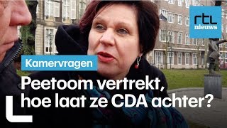 Vertrekkend CDAvoorzitter Peetoom Het CDA moet zich beraden op een nieuwe positie [upl. by Ansilme828]