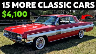 Find Your Best Unique Budget 15 Classic Cars For Sale Under 10000 [upl. by Aihsyla]