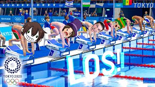 Vier YOUTUBER springen ins Wasser amp schreien sich gegenseitig an Tokyo 2020 [upl. by Keir]