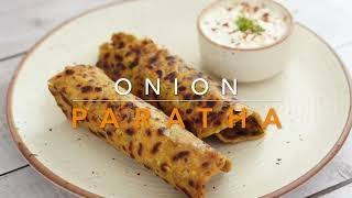 Quick and easy crispy Pyaj Paratha in just 15 min  Quick Breakfast Recipe  Onion Paratha [upl. by Cleveland687]