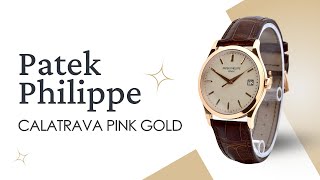 Patek Philippe Calatrava Pink Gold [upl. by Maze]