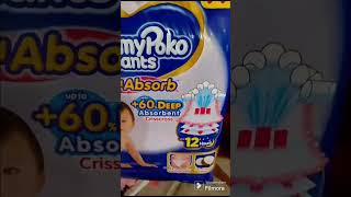 Monthly pack Diaper  Mamy poko Pants 112 diapers ordered from FirstCryParenting firstcry [upl. by Ennire]