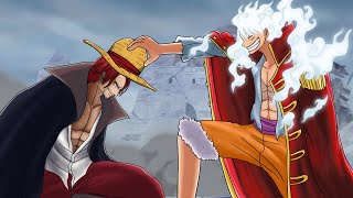 Luffy Gear 5 vs Shanks Luffy Gear 6 Awaken Straw Hat comes back to Shanks  One Piece Fan Anime 4K [upl. by Ayekat]