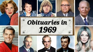 Obituary in 1969 Famous Faces We Lost in 1969 [upl. by Sucul]