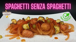 quotSpaghetti salmone vegano e zucchinequot  100 vegetali  SENZA SPAGHETTI 🤔 [upl. by Trenna931]