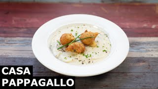 Crema di cavolfiore con bignè al gorgonzola S3  64 [upl. by Leopoldeen]