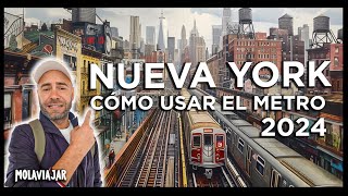 Como usar el METRO en NUEVA YORK 2024 Tutorial al detalle con EJEMPLOS [upl. by Amahcen]