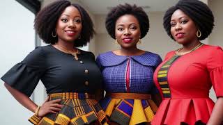 Modern Corporate Kitenge Looks Skirts Dresses and Peplum Blouses for 2024 [upl. by Llenel]