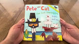 Pete the CatThe First Thanksgiving Educational Books for Kids  Read Aloud  Storybook  StoryTime [upl. by Gnel]