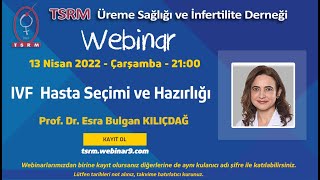 IVF Hasta Seçimi ve Hazırlığı [upl. by Disraeli654]