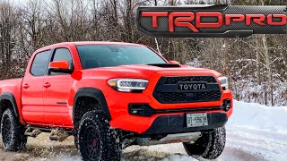 2023 MANUAL Toyota Tacoma TRD PRO Review [upl. by Ailero]