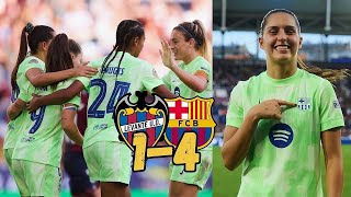 El BARÇA FEMENÍ vence al LEVANTE UD y se va al parón siendo LÍDER EN SOLITARIO  PRE Y POST PARTIDO [upl. by Tadd332]