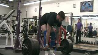 Kirk Nowack 765 Deadlift 123108 [upl. by Zeidman60]