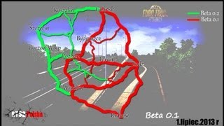 Euro Truck Simulator 2 Mapa Polski ETS 2 Polska [upl. by Nerta]