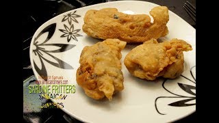 SARDINE FRITTERS recipe [upl. by Anigroeg]