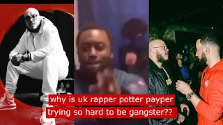 why is uk rapper Potter Payper trying to hard to be a gangster crime London fyp [upl. by Baerl]