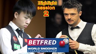 Xing Zihao vs Michael Holt Highlight World Championship 2024 session 2 [upl. by Jb]