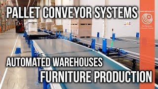 Self Trust Romania  Pallet Conveyor Systems  Furniture [upl. by Aneeuqal]