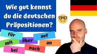 Verben  Präpositionen  A2 B1 B2  Learn German  Deutsch lernen [upl. by Esnofla584]