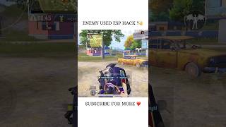 ENEMY USED ESP HACK  bgmi shorts clutch pubgmobile hacker [upl. by Pomcroy522]