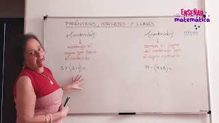 Enseñanza explicita de paréntesis corchetes y llaves  Educere Argentina Enseñar Matemática [upl. by Calley620]