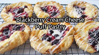 Blackberry Cream Cheese Puff Pastry [upl. by Stark]